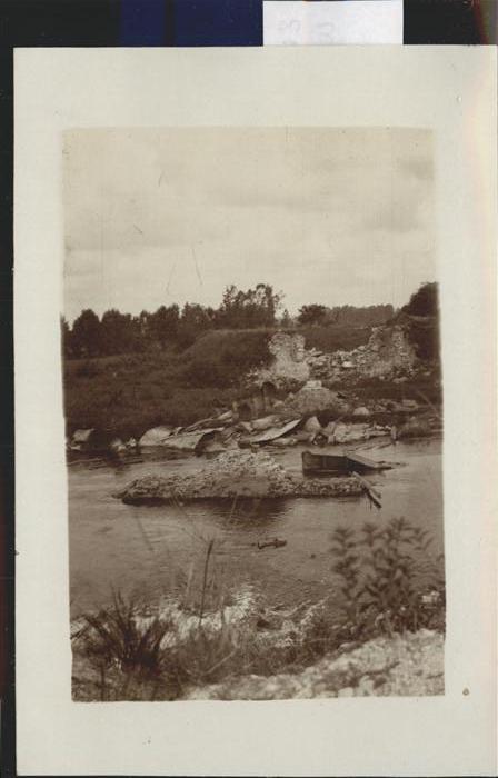 Channy Zerstörte Überführung des Aisne_Canals