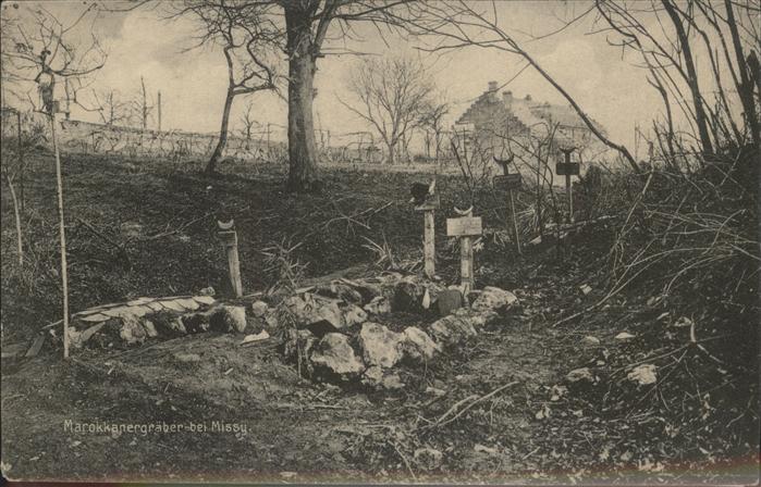 Missy-sur-Aisne Marokkanergräber