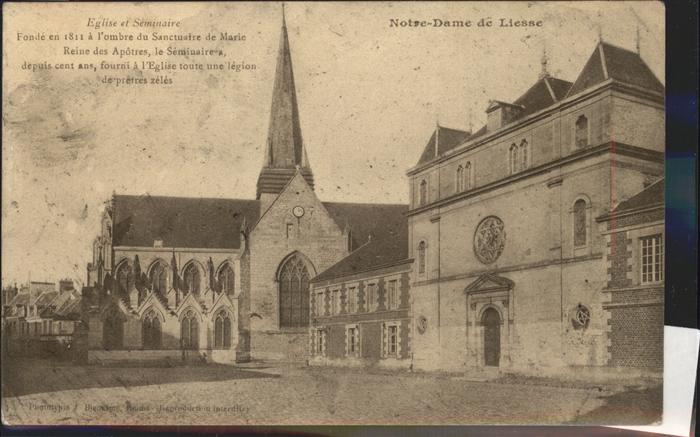 Liesse-Notre-Dame Notre Dame Eglise et Seminaire Feldpost