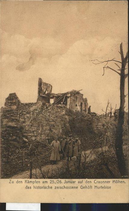 Craonne Aisne Kämpfe auf Craonner Höhen historische z