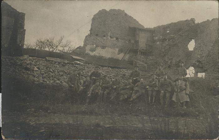 Craonne Aisne Trümmer Soldaten