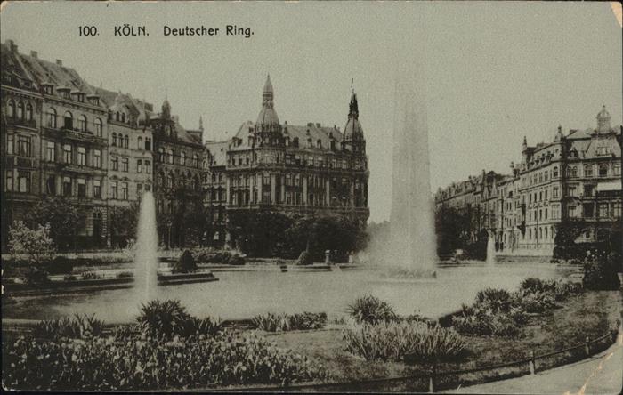KoeLN  Rhein Deutscher Ring Brunnen