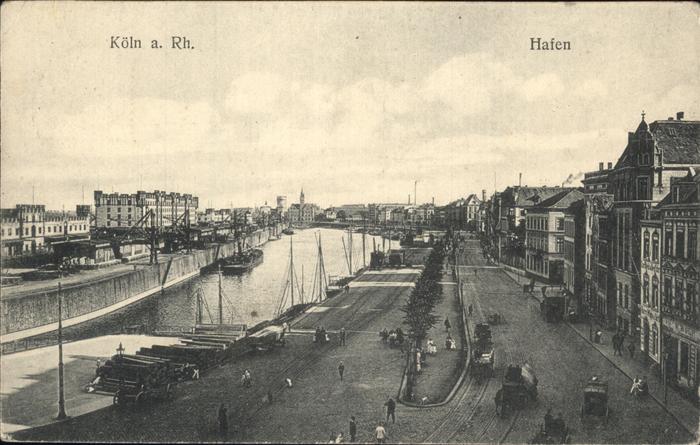 KoeLN  Rhein Hafen Schiffe
