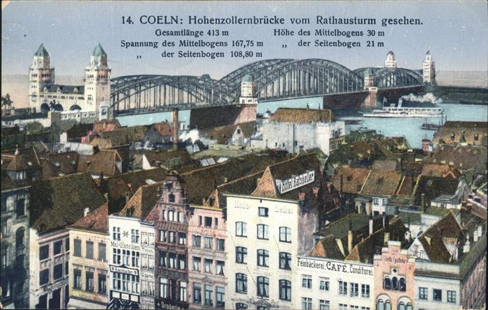 KoeLN  Rhein Hohenzollernbruecke