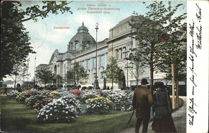DuessELDORF  CITY Kunstpalast Grosse Gartenbauausstellung Flanieren