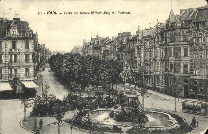 KoeLN  Rhein Kaiser Wilhelm Ring Denkmal