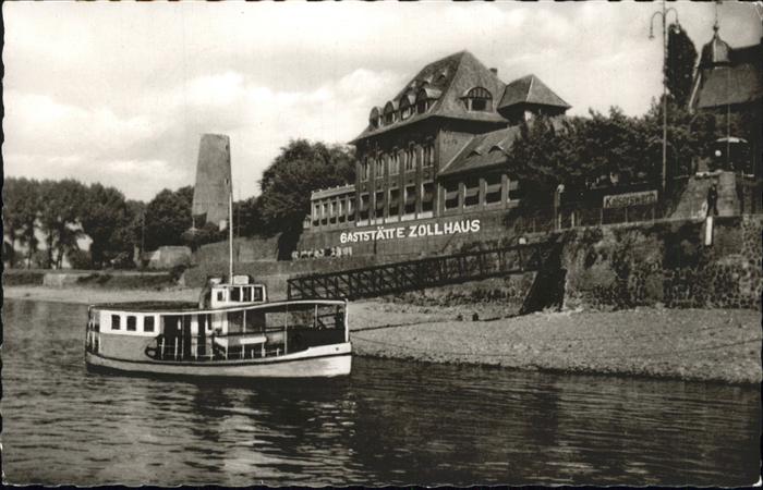 DuessELDORF  CITY Restaurant Cafe Zollhaus Schiff
