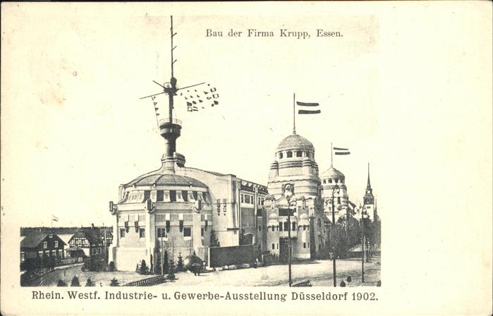 Essen Ruhr Bau der Firma Krupp Industrie und Gewer