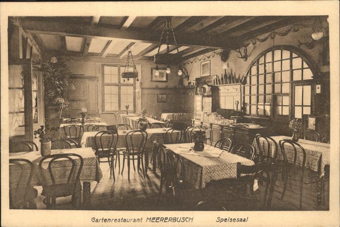 Duesseldorf Gartenrestaurant Meeresbusch Speisesaal
