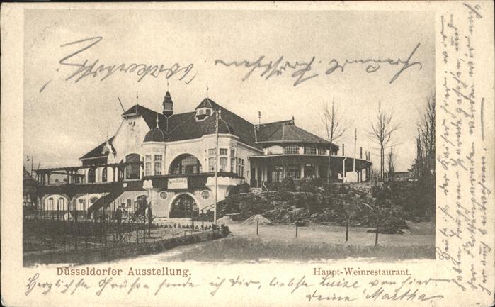 Duesseldorf Ausstellung Hauptweinrestaurant