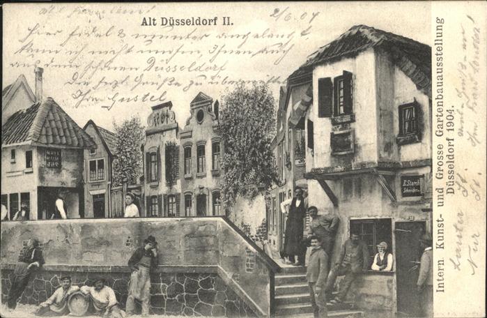 DuessELDORF CITY Kunst- und Gartenbauaustellung 1904 Alt Duesseldorf 2