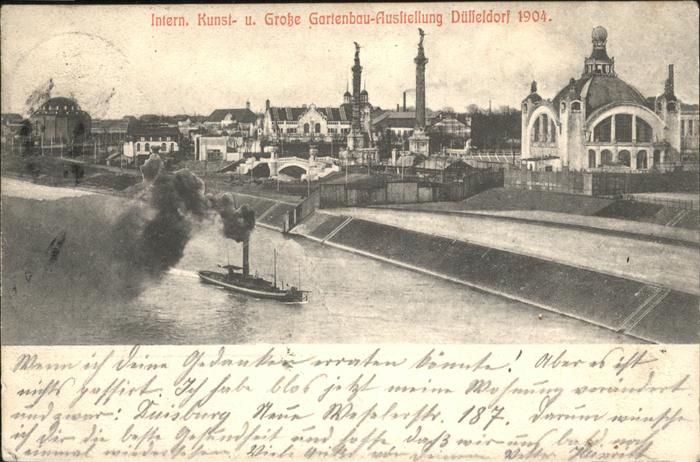 DuessELDORF CITY Kunst- und Gartenbauaustellung 1904