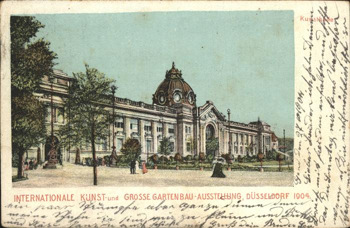 DuessELDORF CITY Kunst- und Gartenbauaustellung 1904 Kunsthalle