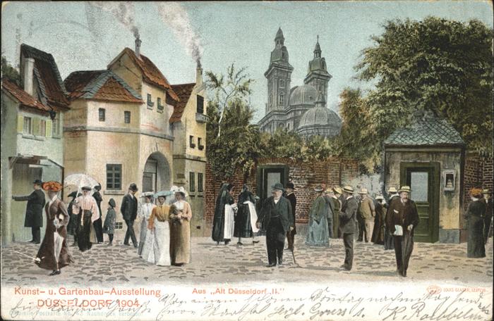 DuessELDORF CITY Kunst- und Gartenbauaustellung 1904 Alt Duesseldorf 2