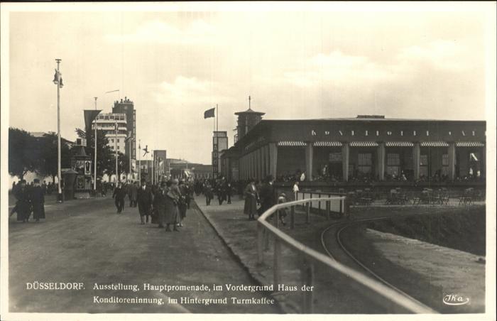 DuessELDORF  CITY Ausstellung Turmkaffee Haus der Konditoreninnung