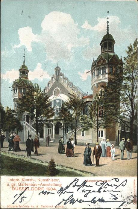 DuessELDORF CITY Internationale Kunst- und Gartenbauausstellung 1904