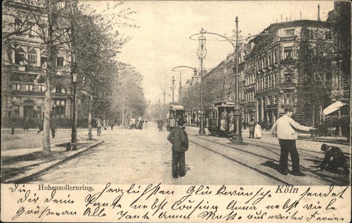 KoeLN Rhein Hohenzollernring Strassenbahn