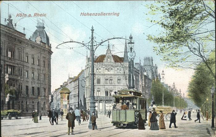 KoeLN Rhein Hohenzollernring Strassenbahn