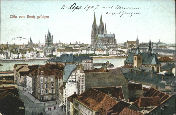 KoeLN Rhein von Deutz gesehen