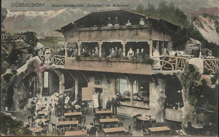 Duesseldorf Alpenrestaurant Zillertal im Artushof T