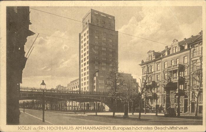 KoeLN Rhein Hochhaus am Hansaring