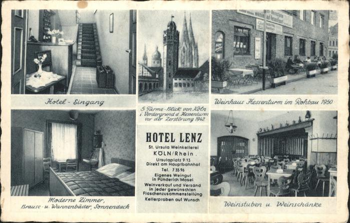 KoeLN Rhein Hotel Lenz