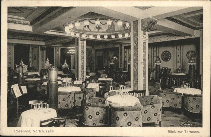 Koeln Rosenhof Weinhaus Hohe Strasse innen Fr