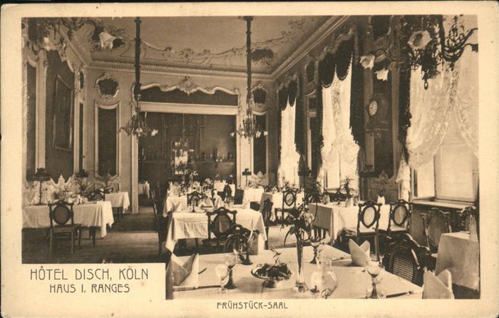 Koeln Hotel Disch Frühstücksrestaurant