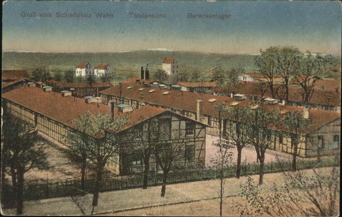 Wahn Koeln Schiessplatz Barackenanlage