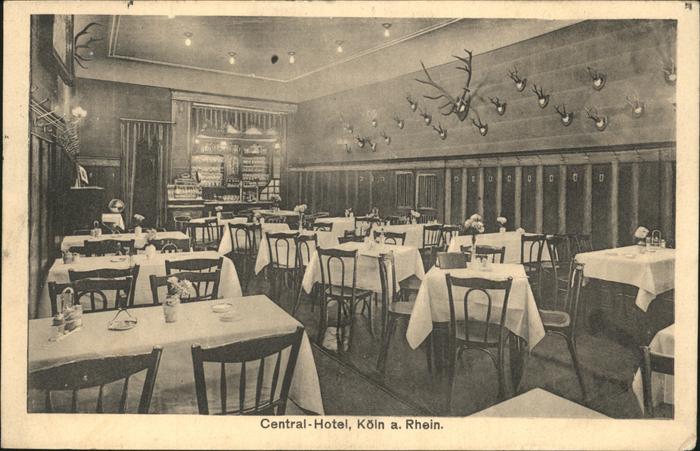 Koeln Central Hotel A. Geller Bier- und Weinr