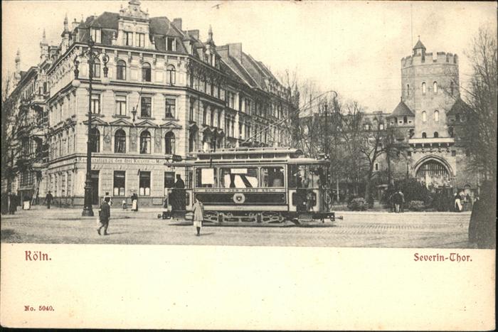 Koeln Severin Thor Strassenbahn