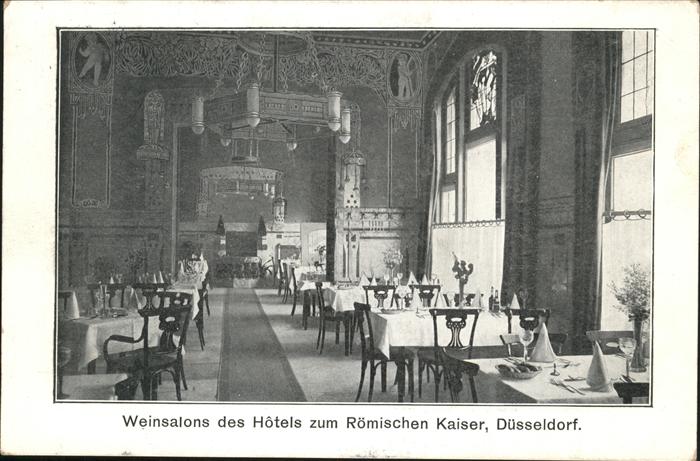 Duesseldorf Weinsalon Restaurant Hotel zum Römische