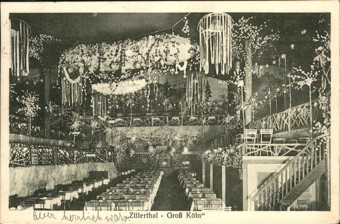 KoeLN  Rhein Zillerthal Gross Koeln Restaurant En Knallzigar Lied