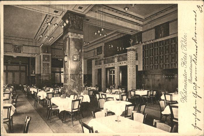 Koeln Restaurant Hotel Köln