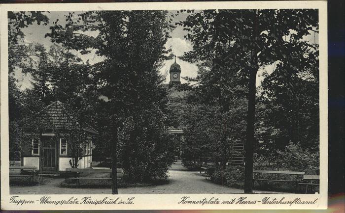 Koenigsbrueck Truppenuebungsplatz Konzertplatz