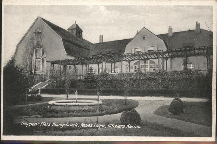 Koenigsbrueck Truppenuebungsplatz Neues Lager Offizie
