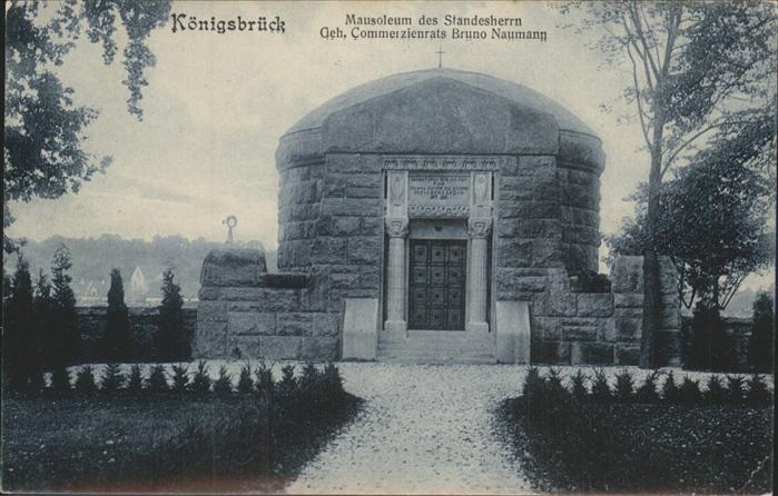 Koenigsbrueck Mausoleum d. Standesherrn Geh. Commerzi