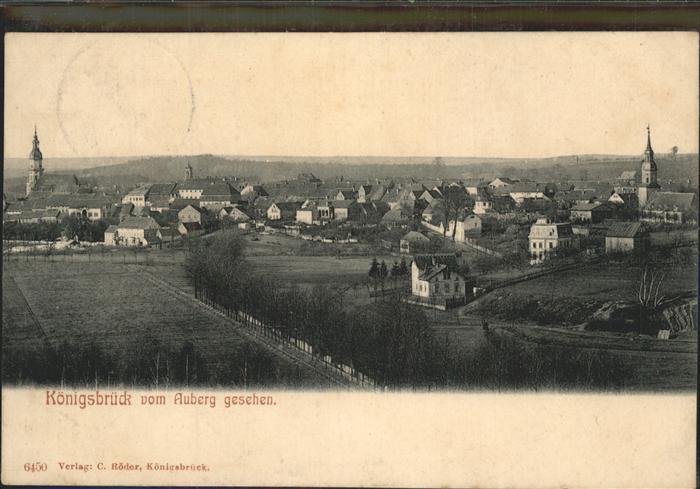 Koenigsbrueck vom Auberg