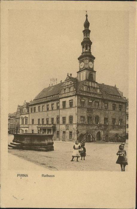 Pirna Elbe Sachsen Rathaus