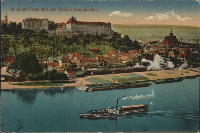 Pirna Elbe Sachsen Schloss Sonnenstein