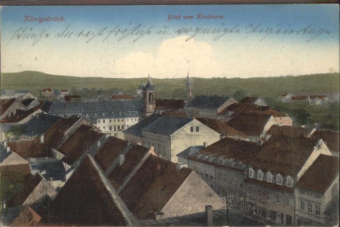 Koenigsbrueck Blick vom Kirchturm