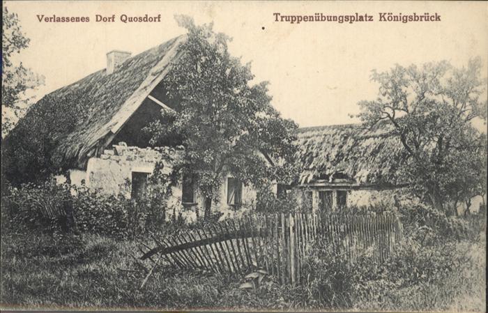 Koenigsbrueck Verlassenes Dorf