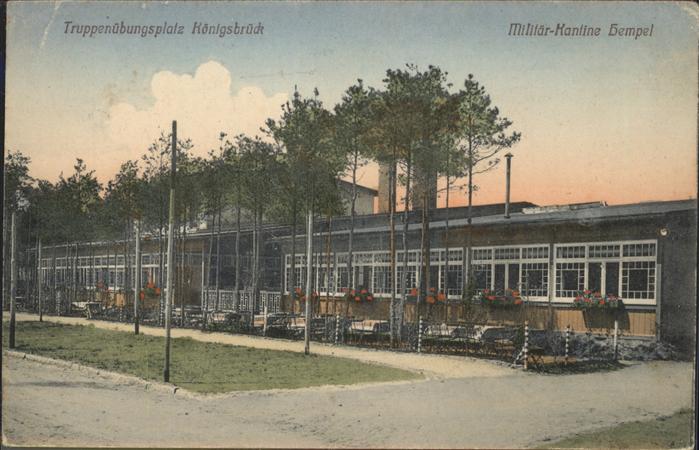Koenigsbrueck Truppenuebungsplatz Militaer_Kantine He