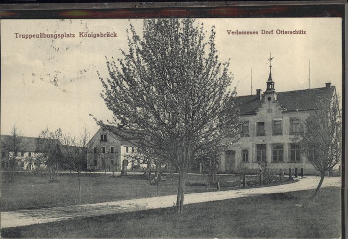 Koenigsbrueck Truppenuebungsplatz Verlassenes Dorf Ot