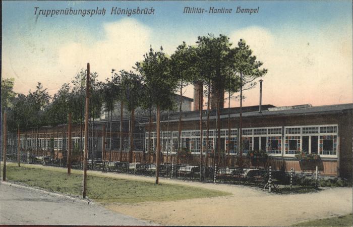 Koenigsbrueck Truppenuebungsplatz Militaer-Kantine