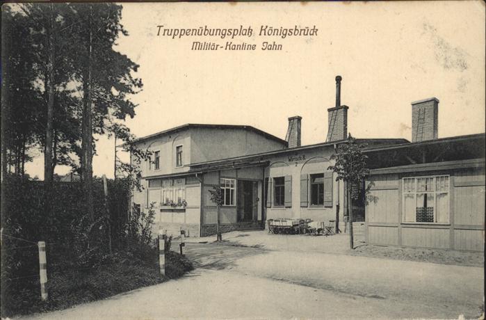 Koenigsbrueck Truppenuebungsplatz Militaer-Kantine Ja