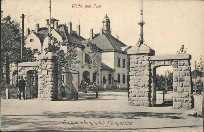 Koenigsbrueck Truppenuebungsplatz Wache Post