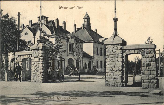 Koenigsbrueck Wache Post