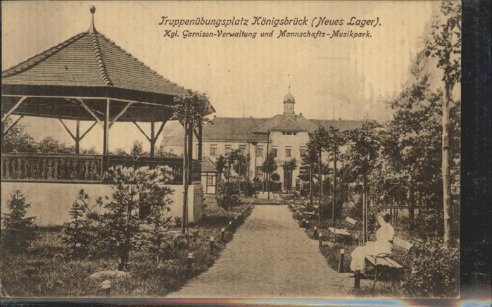 Koenigsbrueck Truppenuebungsplatz Neues Lager Kgl. Ga