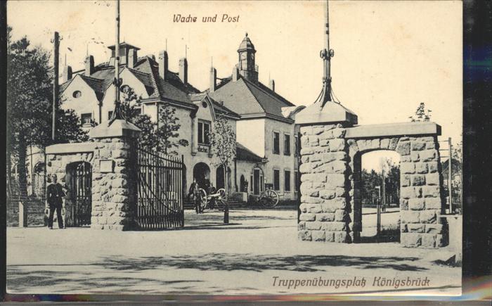 Koenigsbrueck Truppenuebungsplatz Wache Post